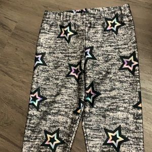 Pixie Lane Metallic Star Leggings